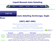 Tablet Screenshot of liquidmomentdetailing.net